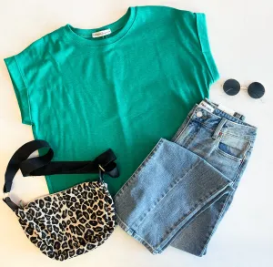 Easy Breezy Tee - Kelly Green