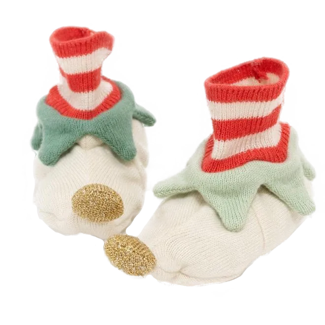 Elf Cotton Knitted Baby Booties