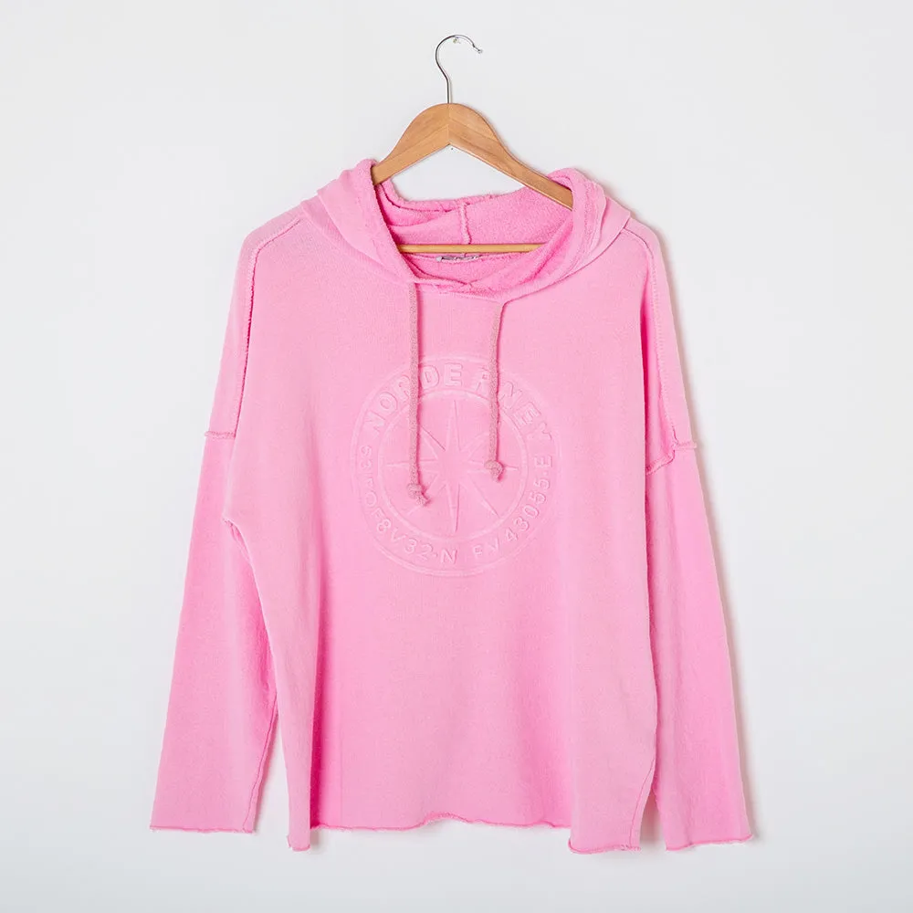 Embossed Hoodie