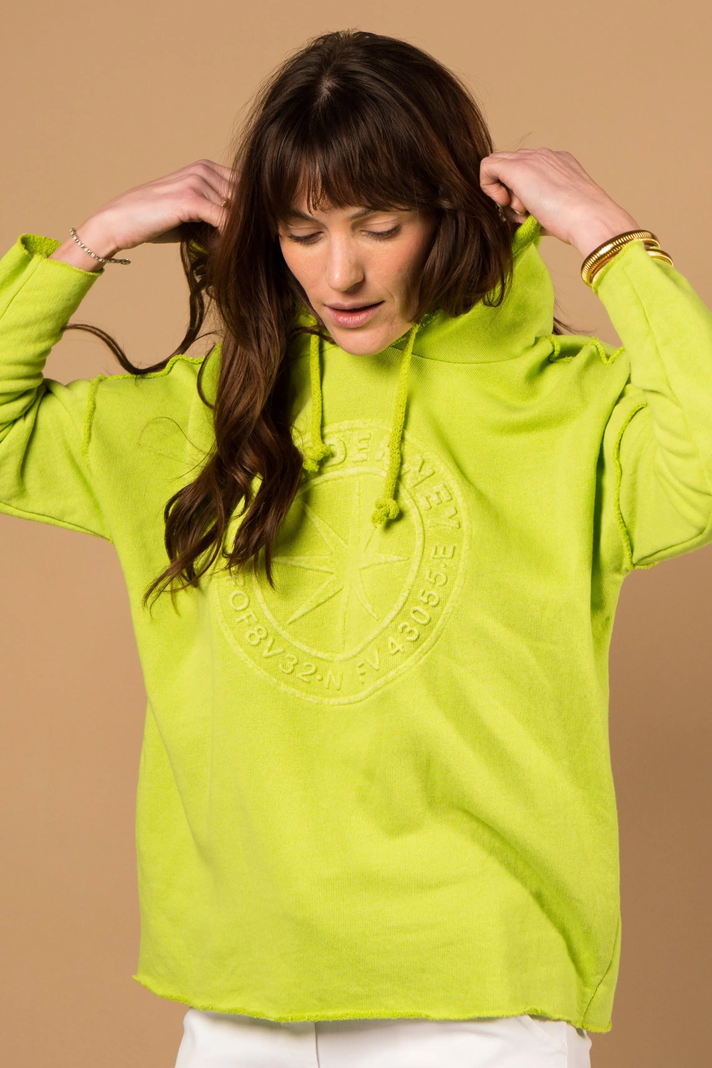 Embossed Hoodie
