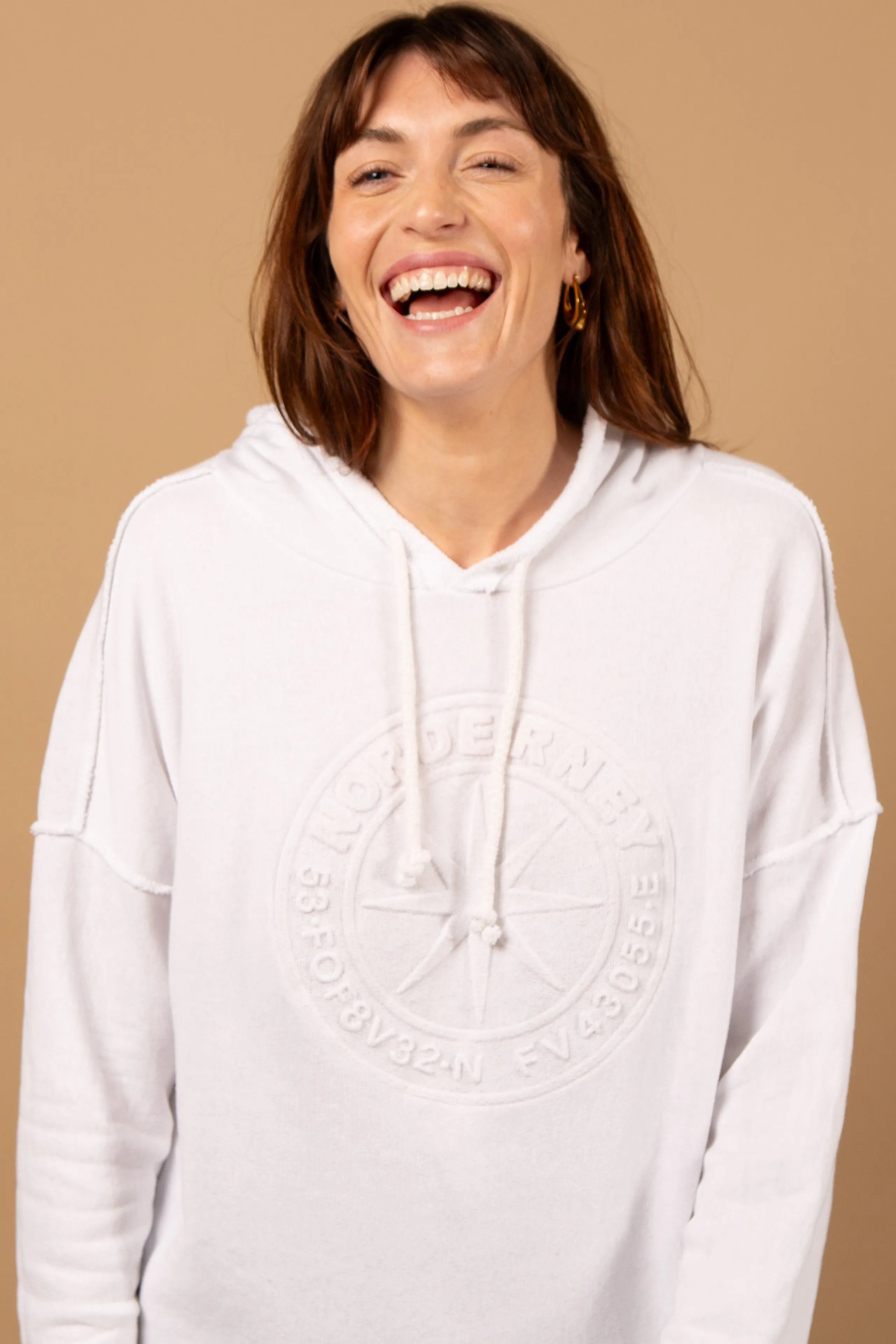 Embossed Hoodie