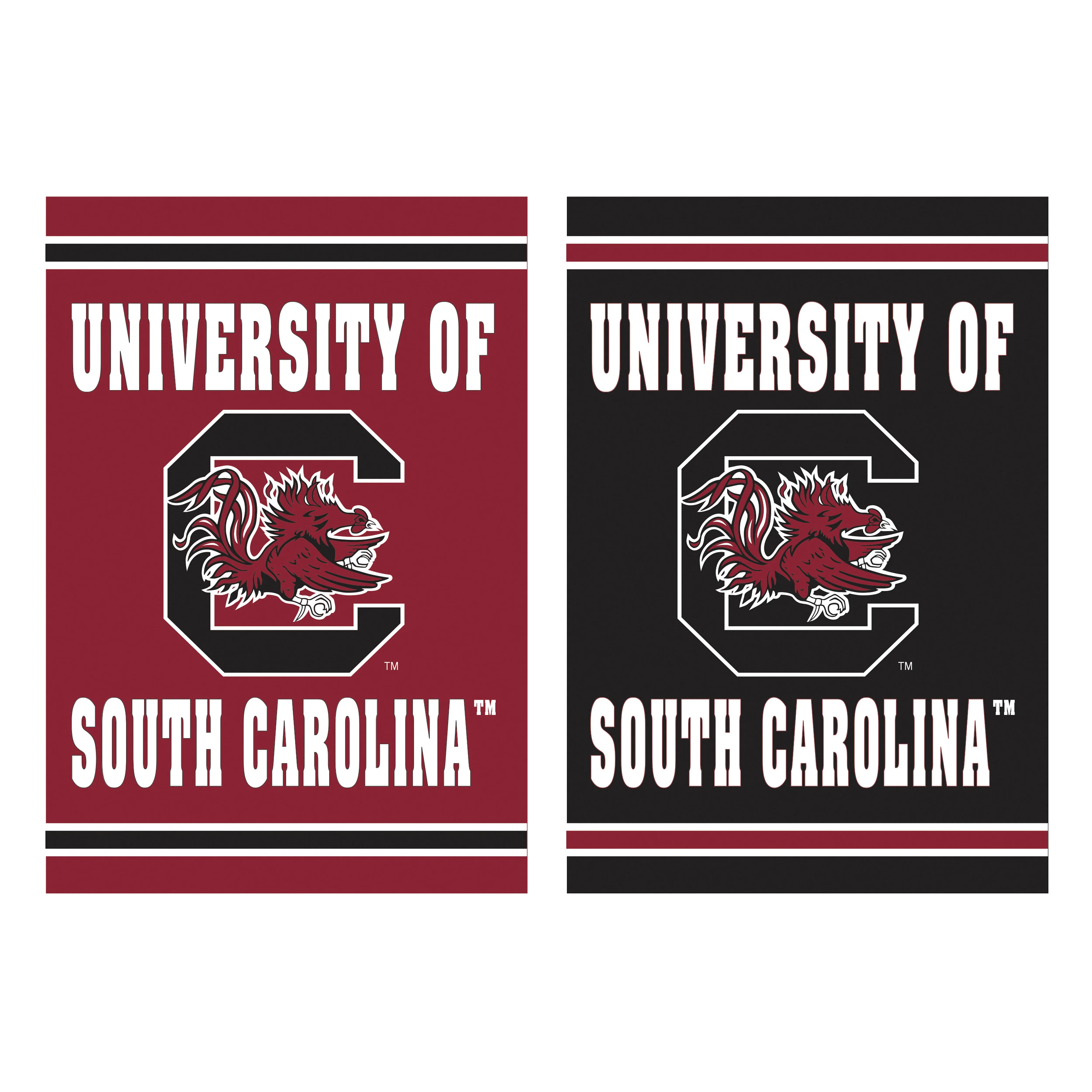 Embossed Suede Flag, GDN Size, University of South Carolina,14es954