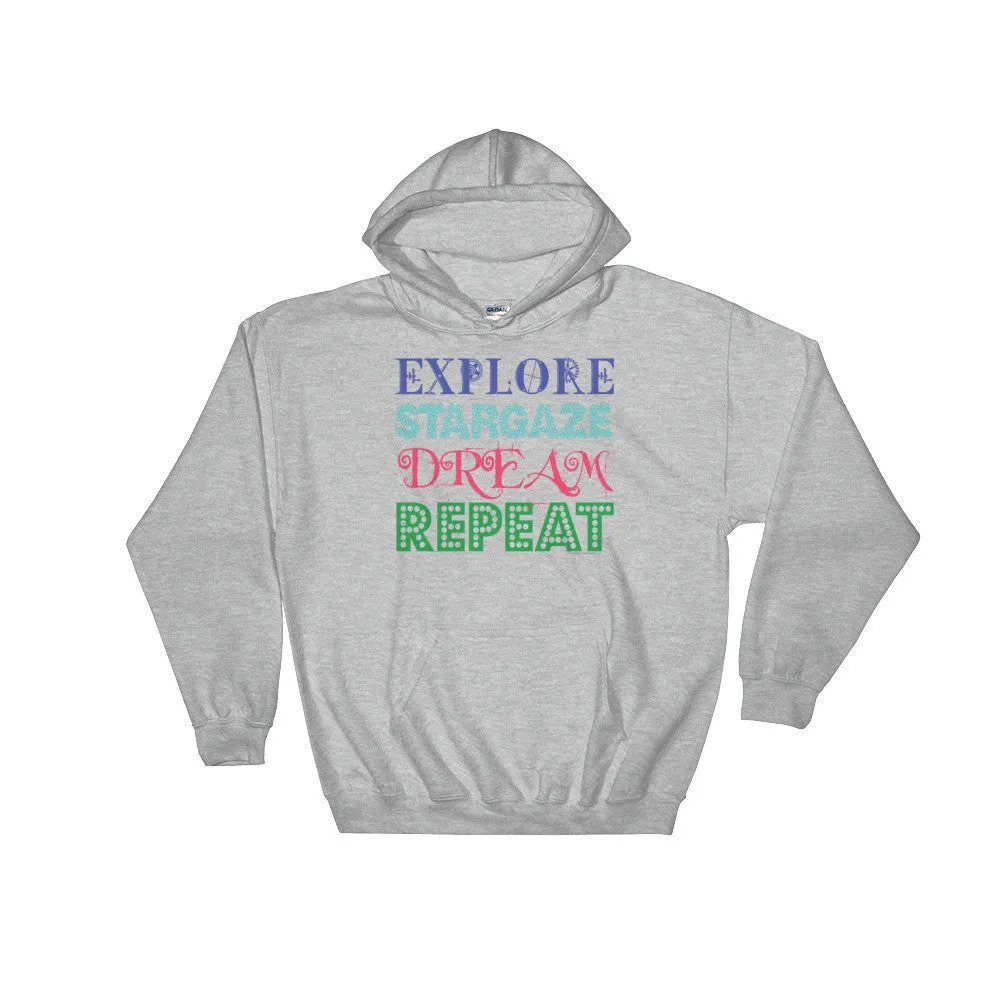 Explore Stargaze Dream Repeat Hoodie