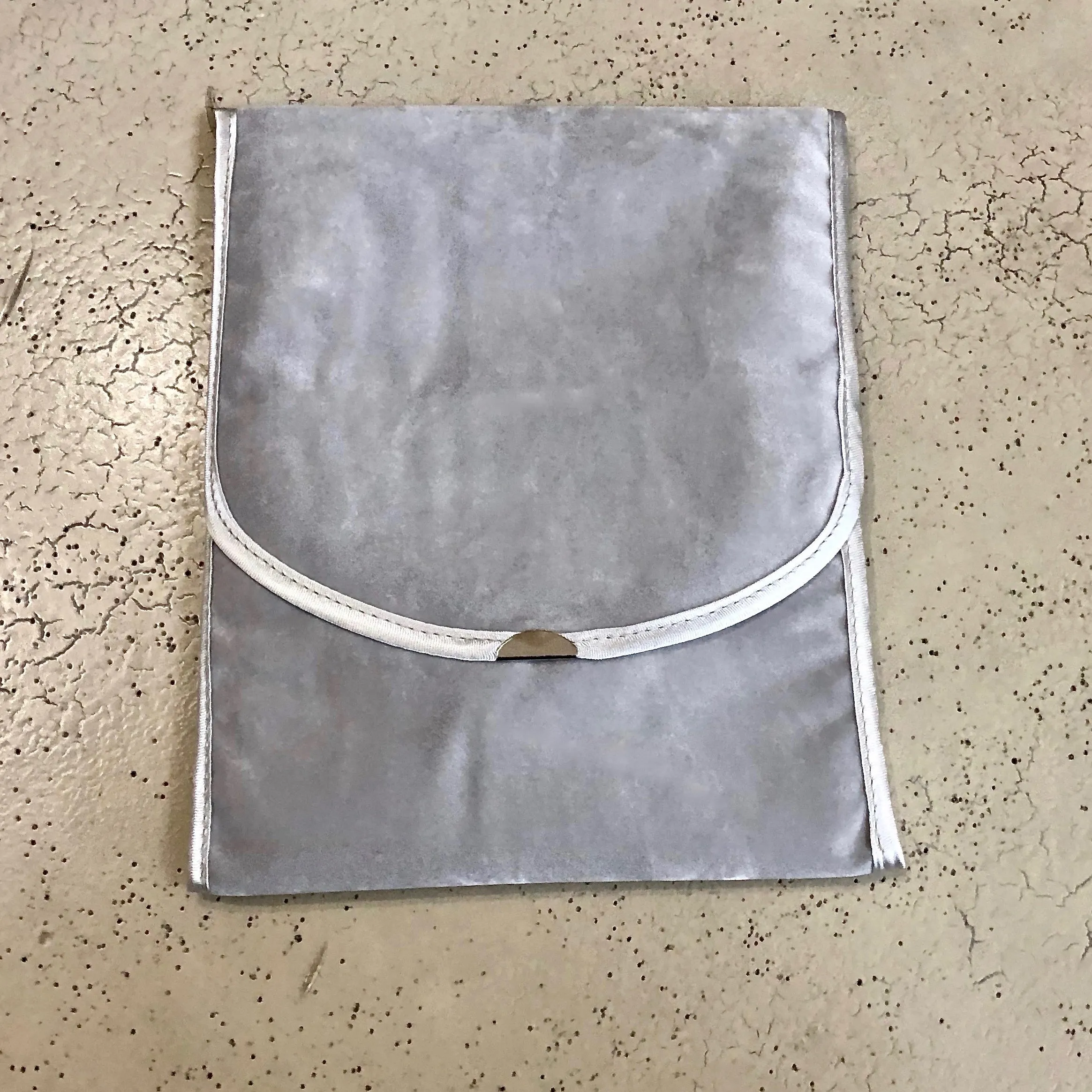 Faux Suede Necklace Folder from Italy