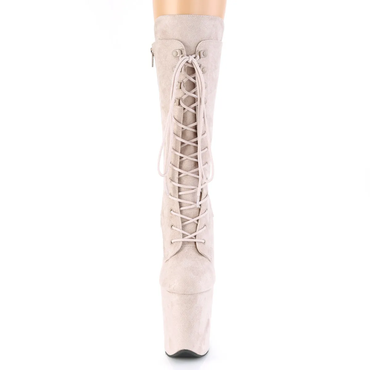 FLAMINGO-1050FS  Nude Faux Suede/Nude Faux Suede