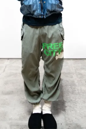 Flap/Snap Freecitylarge Matte/Satin Airjump Pant | Putty