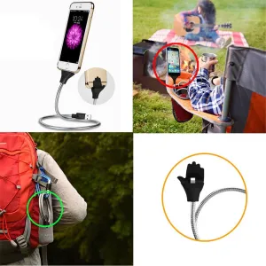 Flexible Smartphone Dock and Charging Cable - Say Goodbye To Broken Cable