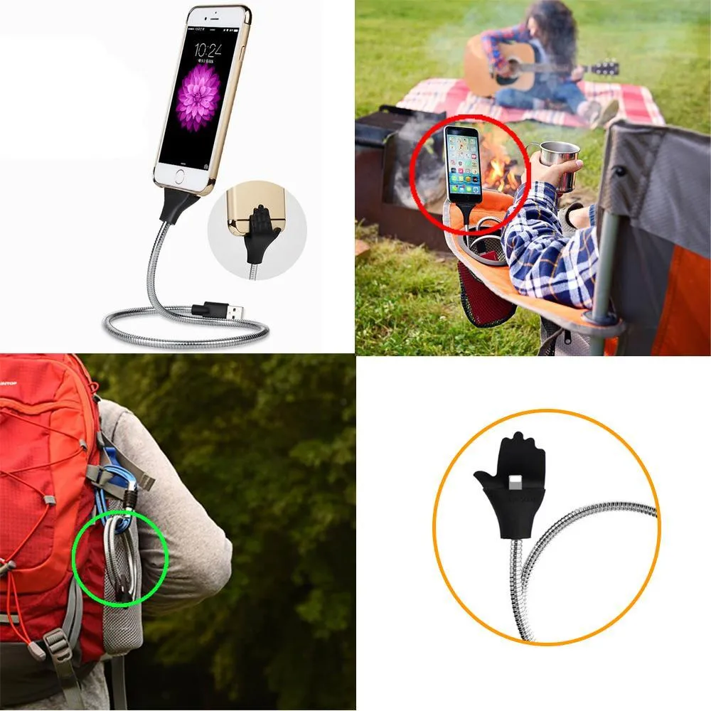 Flexible Smartphone Dock and Charging Cable - Say Goodbye To Broken Cable