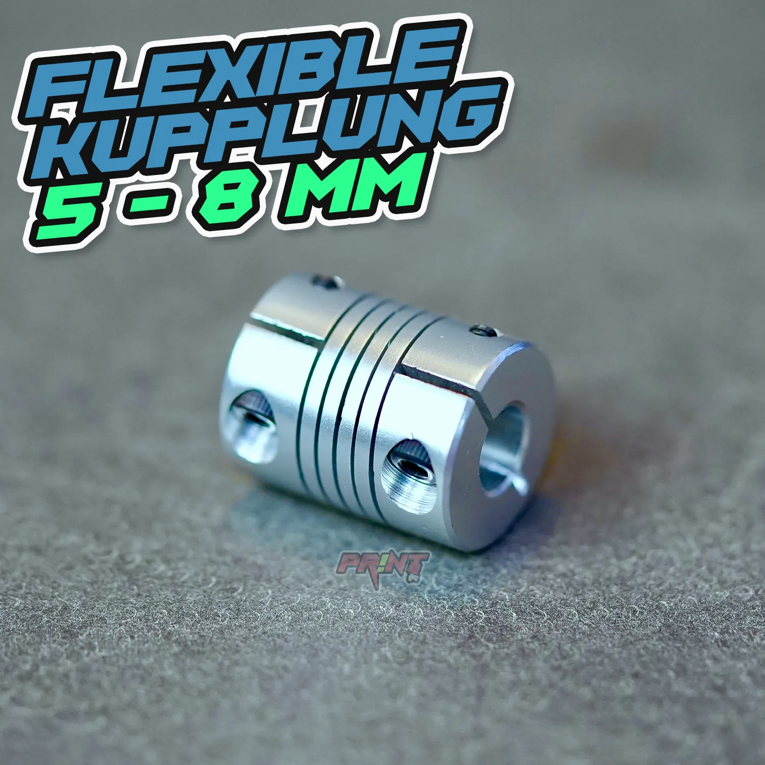 Flexible Wellenkupplung 5mm / 8mm [geschlitzt]