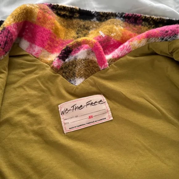 Free People Wrapped Up Blanket Vest Size XS NWOT