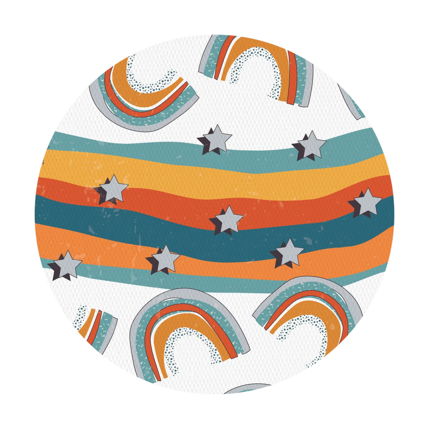 Freestyle Libre Orange Rainbow Design Patches