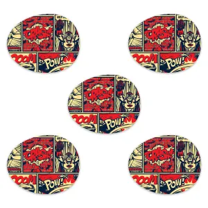 Freestyle Libre Pop Art Comic Design Patches