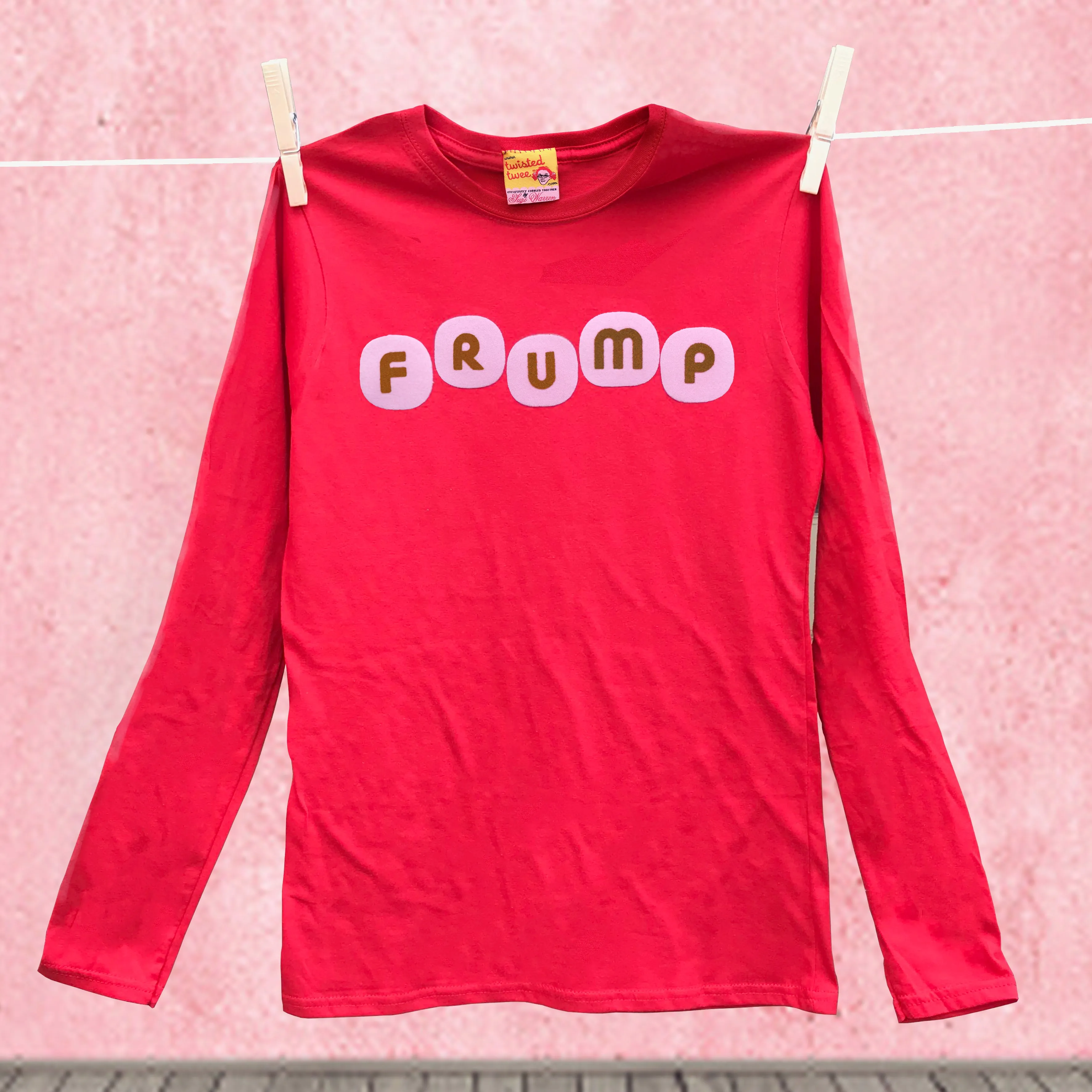 Frump ladies slogan t shirt for stylish older women