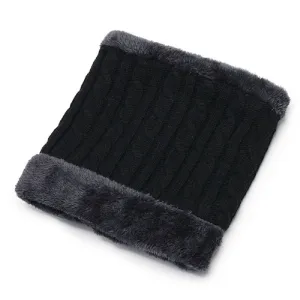 Fur Trim Neck Warmer - Red