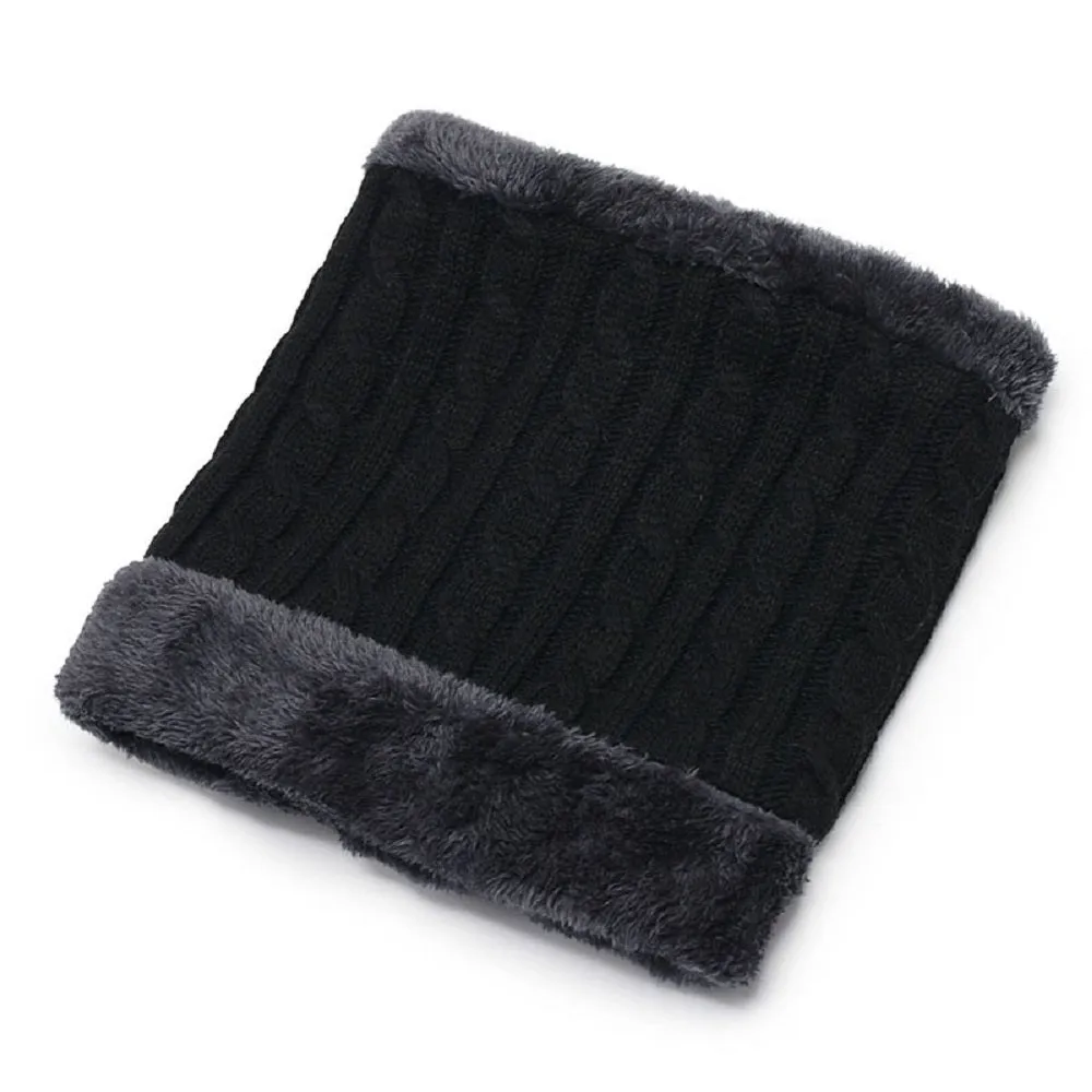Fur Trim Neck Warmer - Red