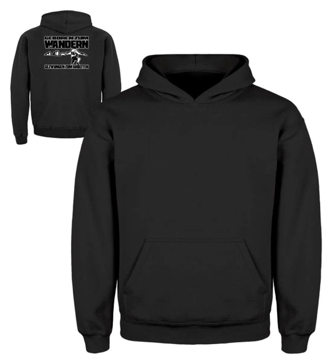 Geboren zum Wandern ...  - Kinder Hoodie