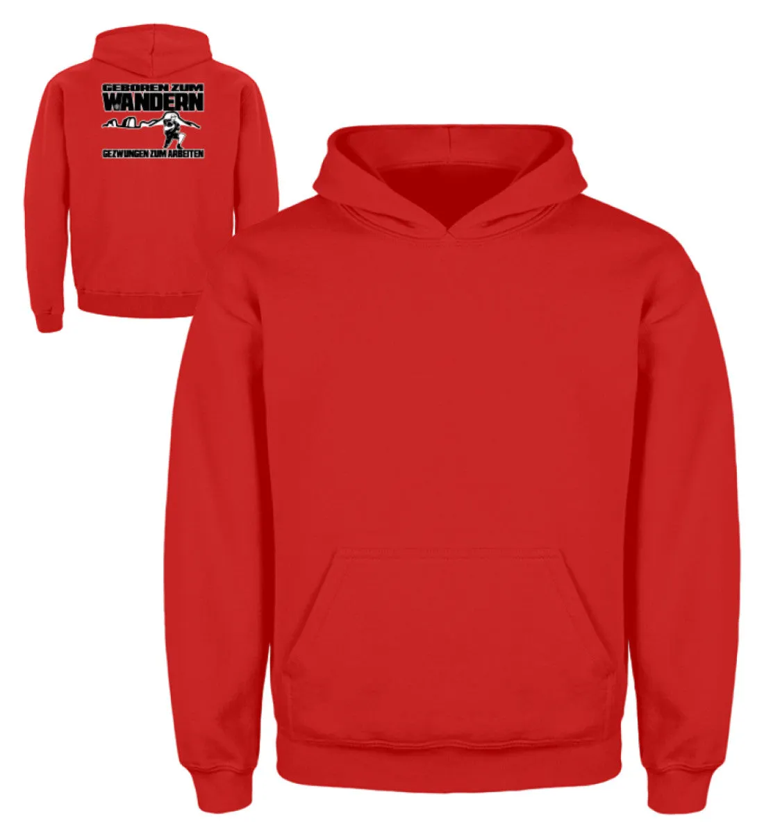 Geboren zum Wandern ...  - Kinder Hoodie