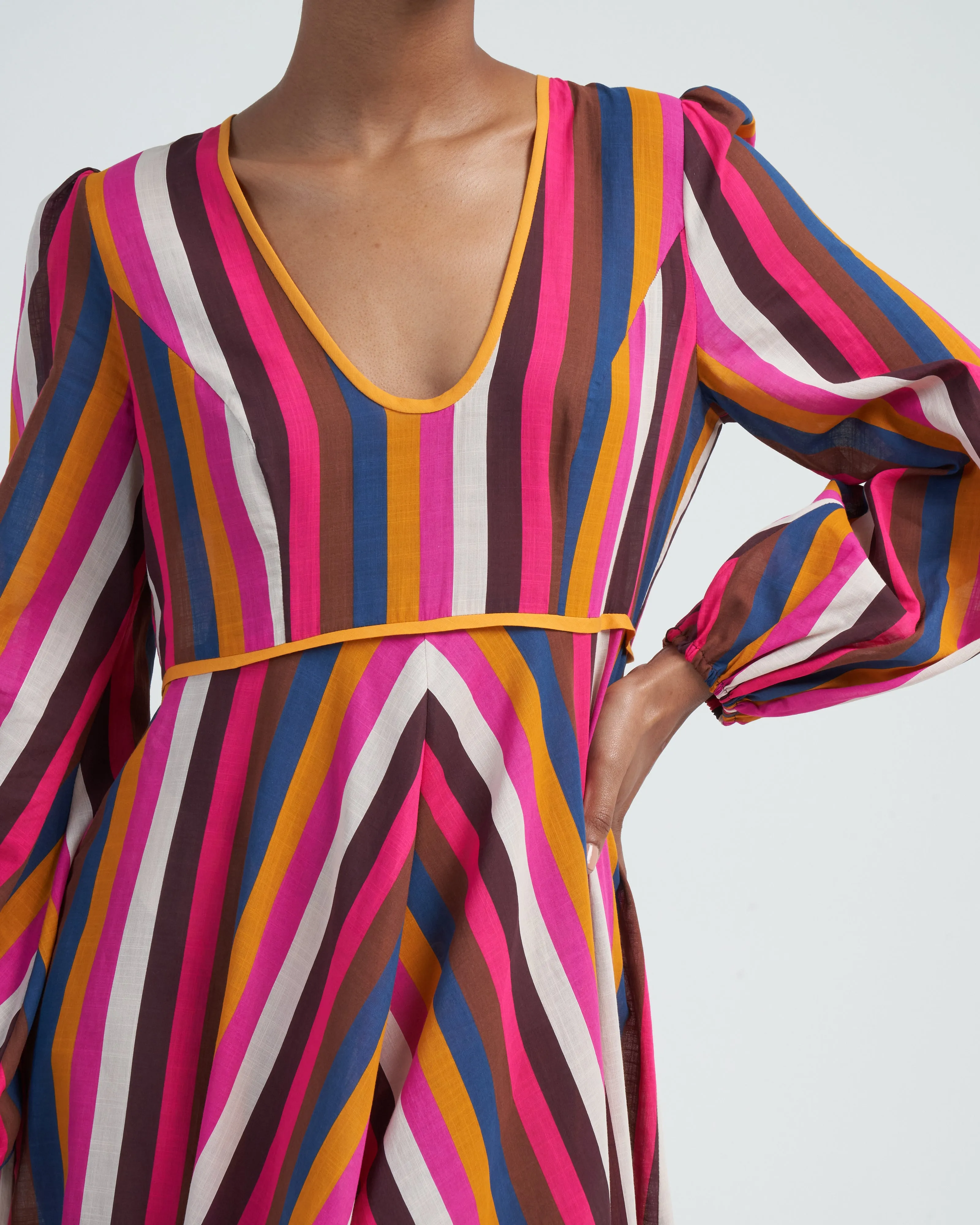 ginger lunge dress - multi