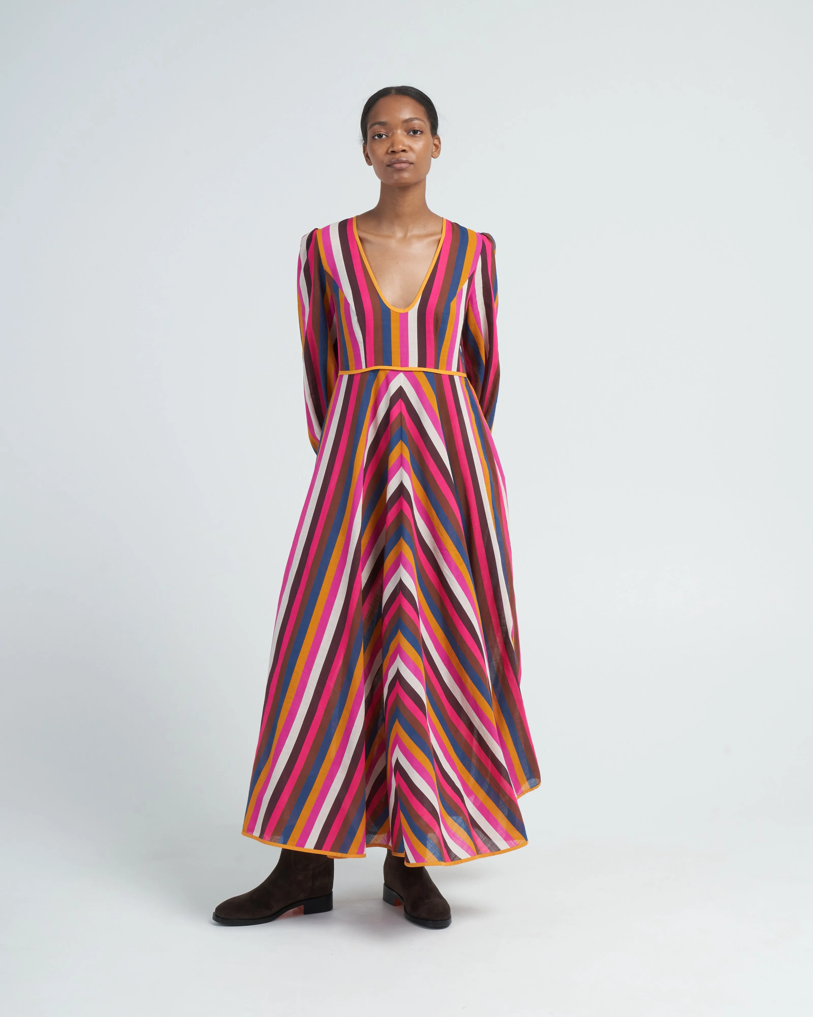 ginger lunge dress - multi