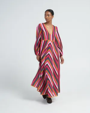 ginger lunge dress - multi