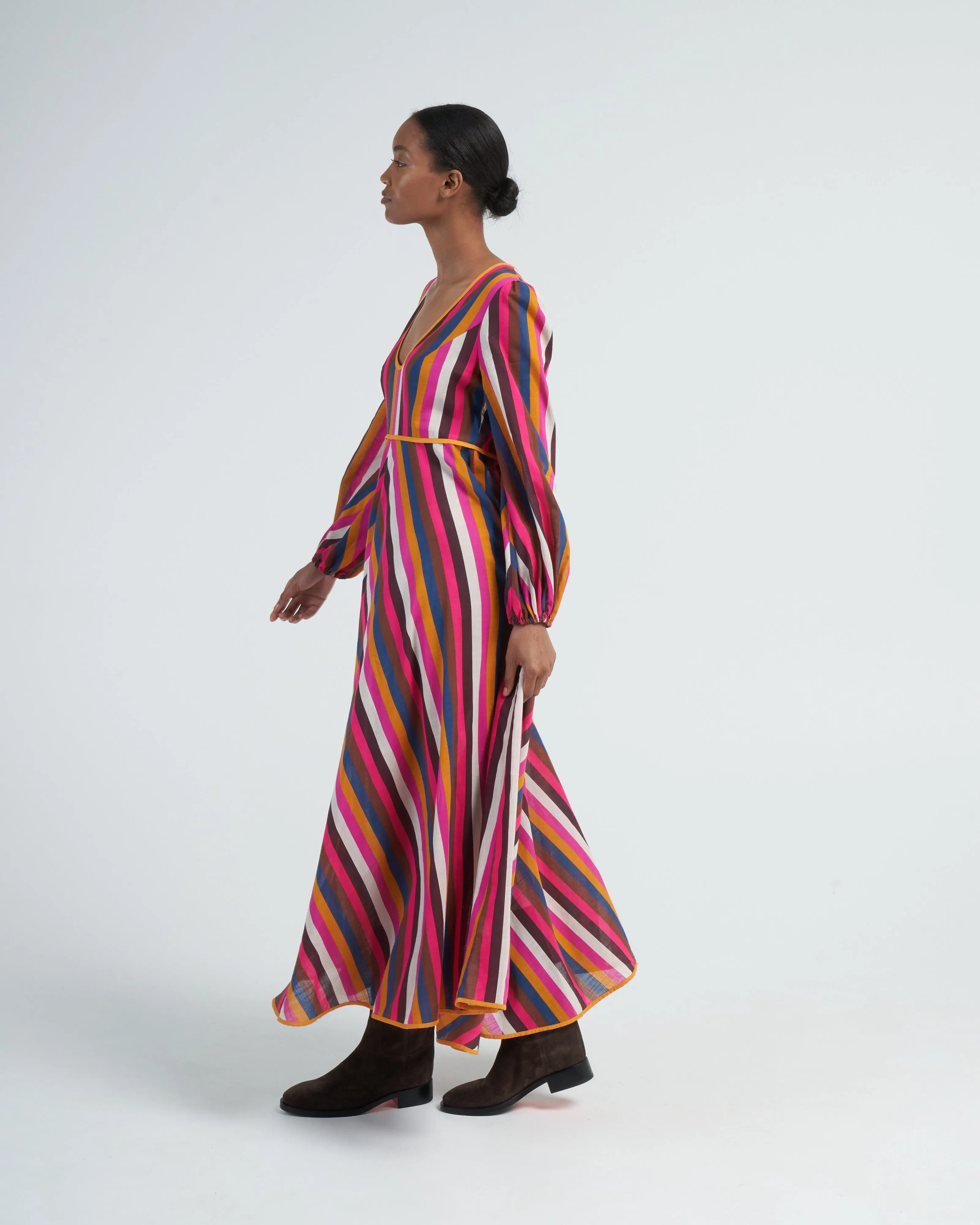 ginger lunge dress - multi