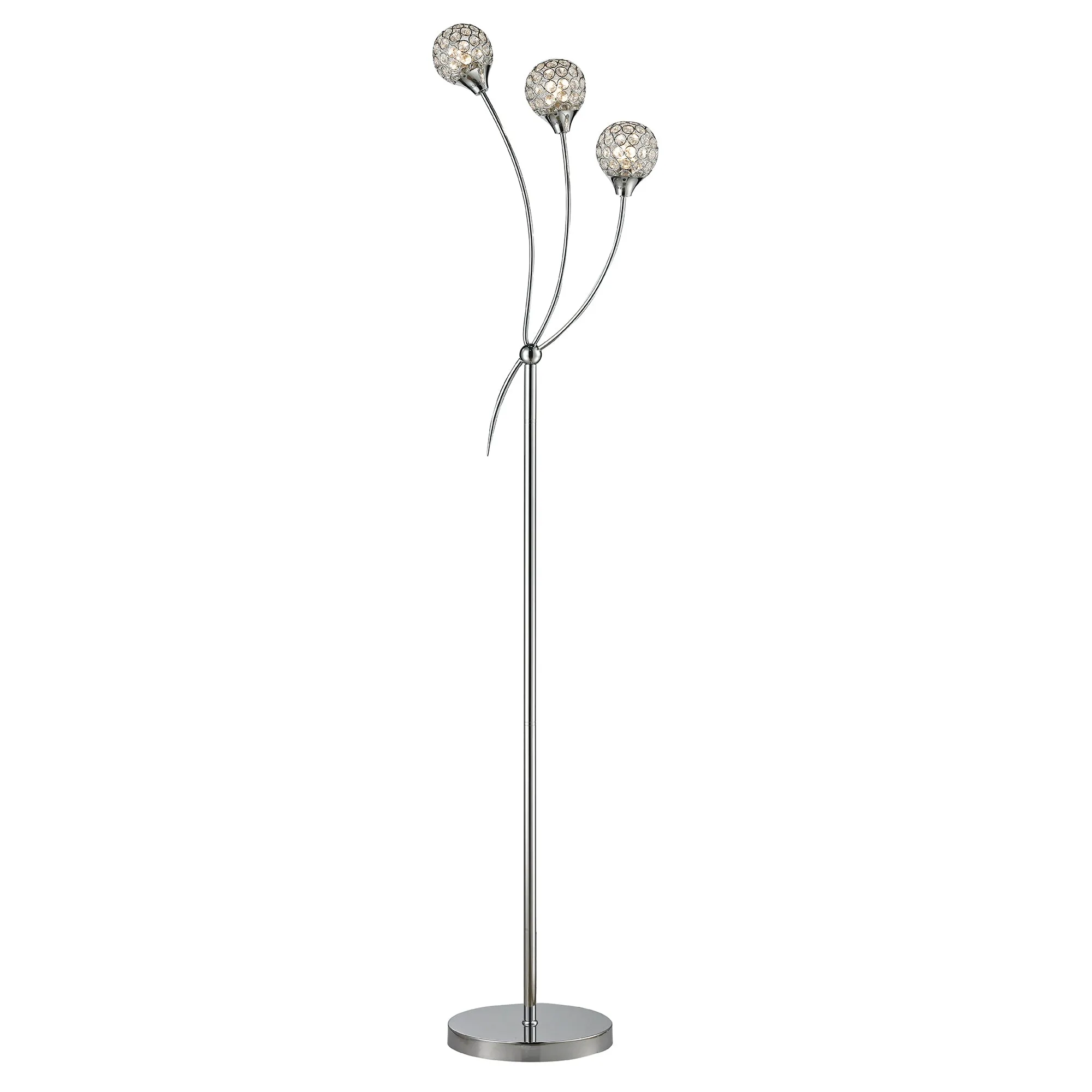 Gloucester Double Table and 3 Arm Floor Lamp LED Light