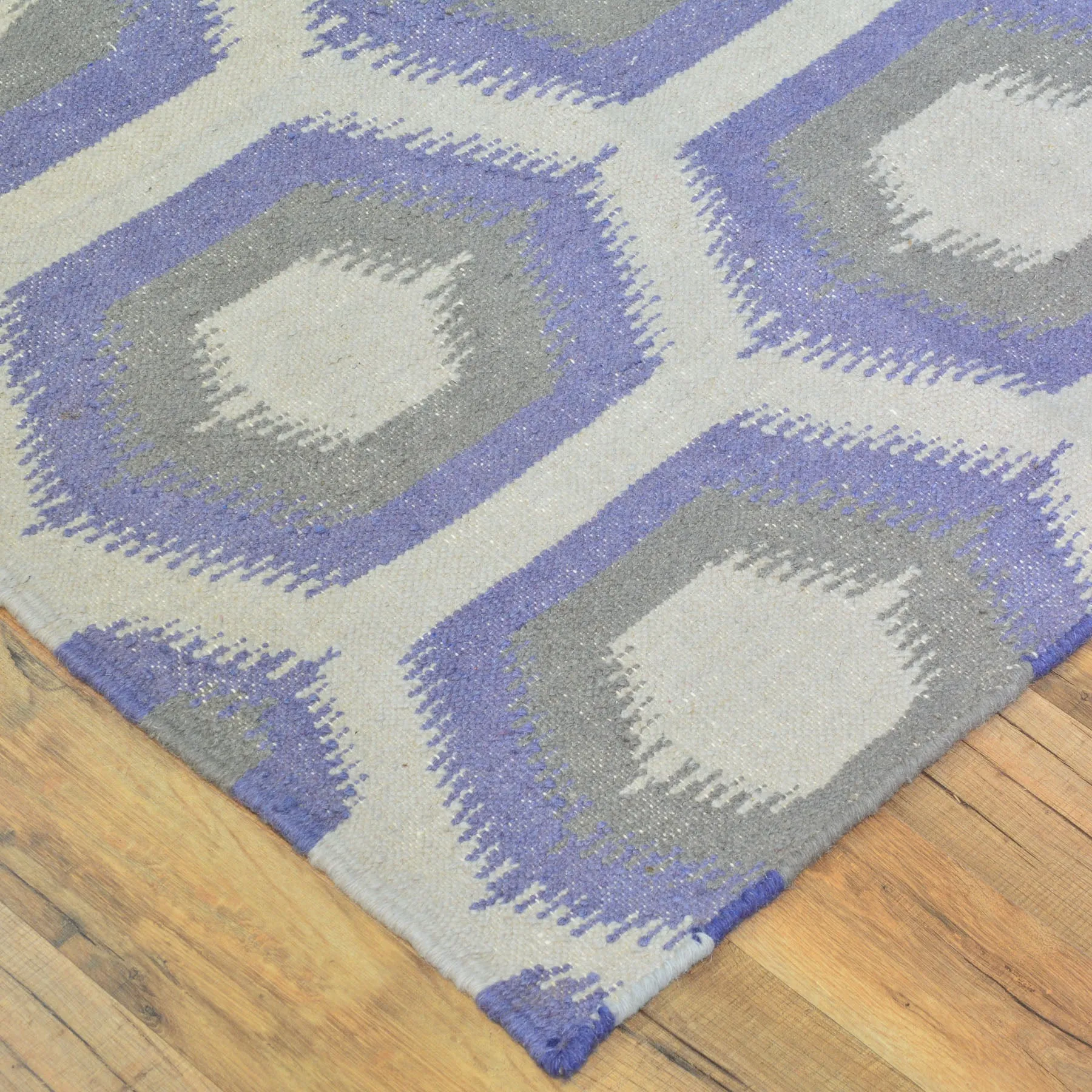 Hand-Woven Modern Gabbeh Reversible Wool Oriental Kilim Rug (Size 2.7 X 7.10) Cwral-10266