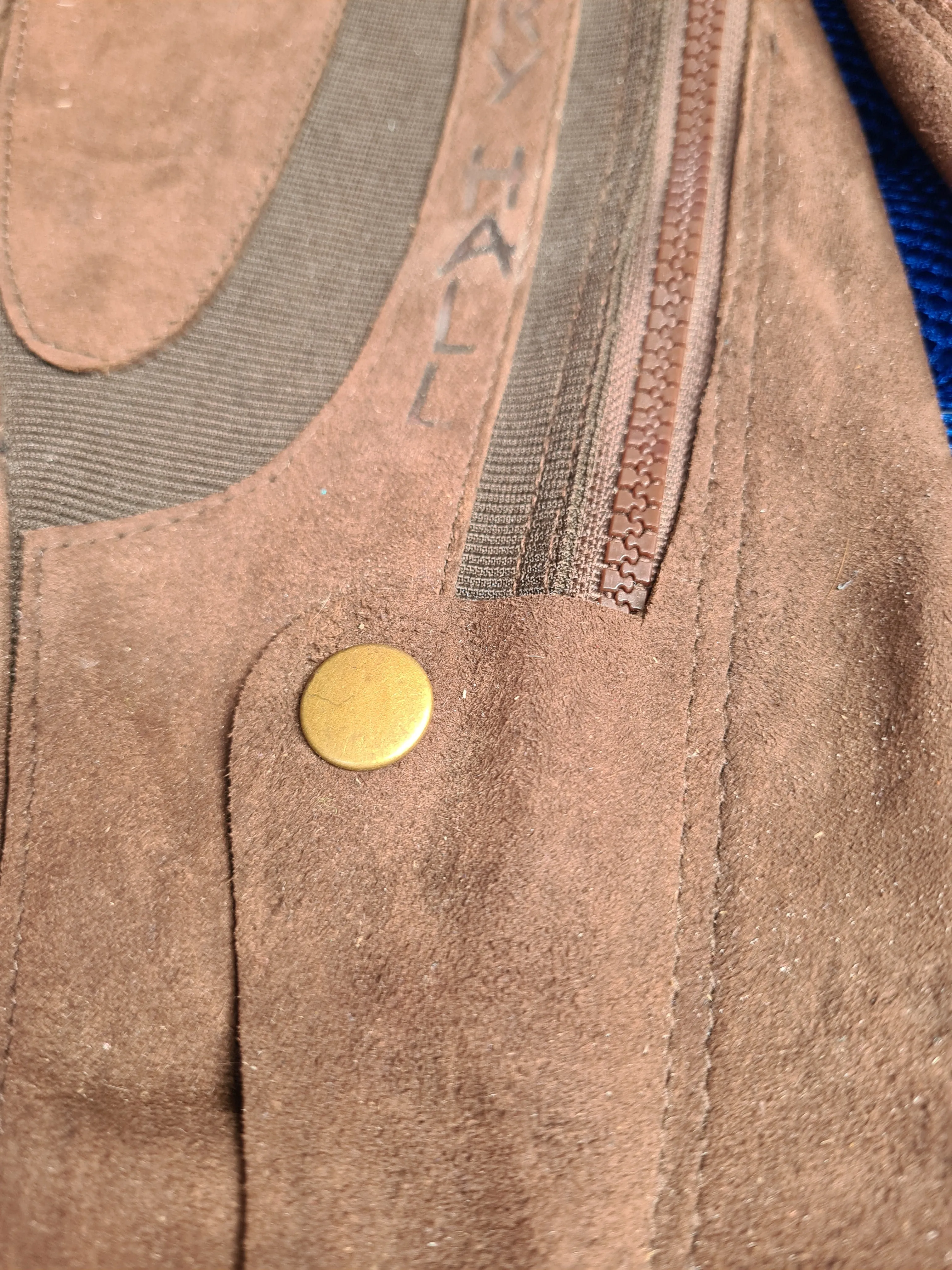 Harry Hall suede small chaps brown  ✅️