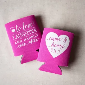 Heart - Wedding Can Cooler #13R