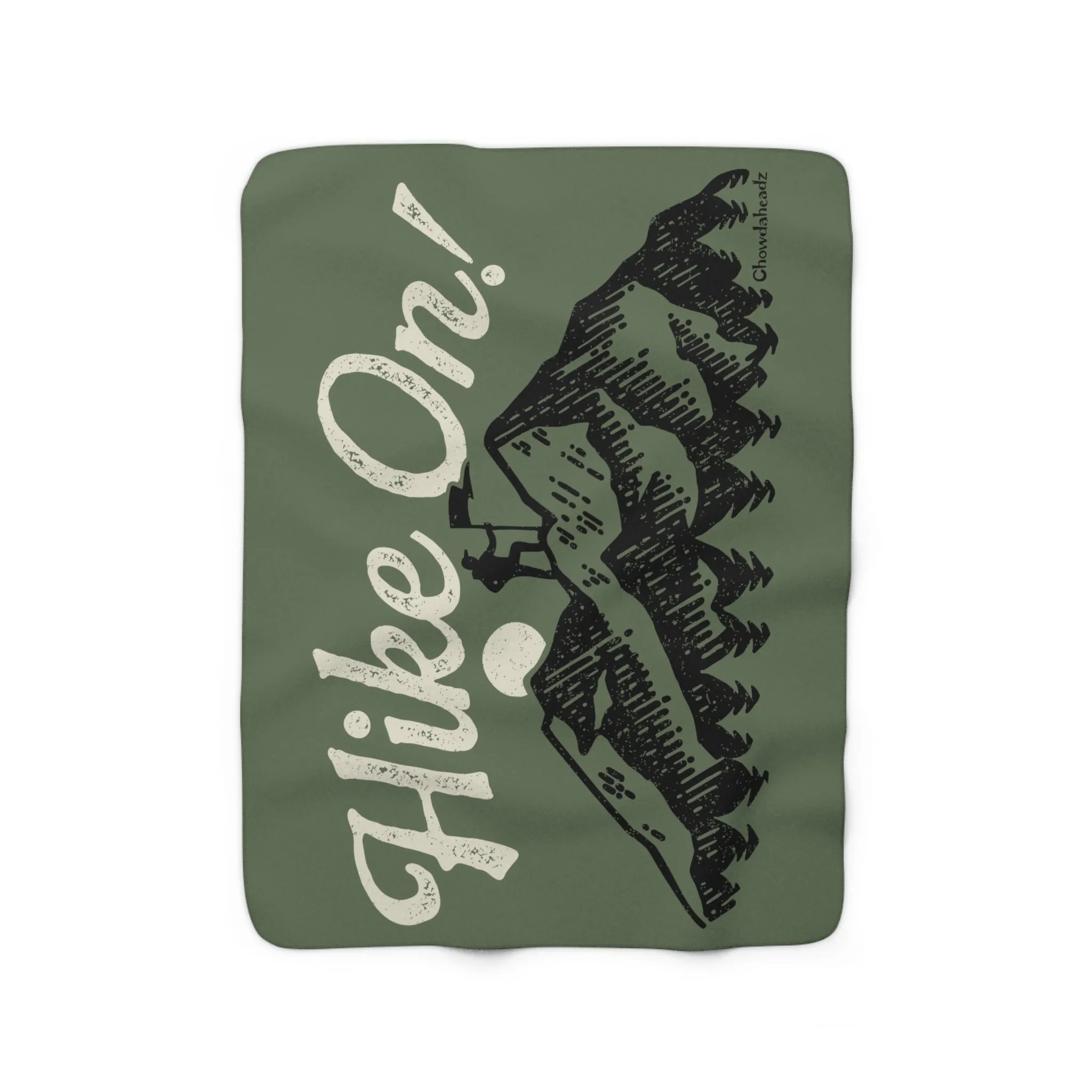 Hike On Sherpa Fleece Blanket