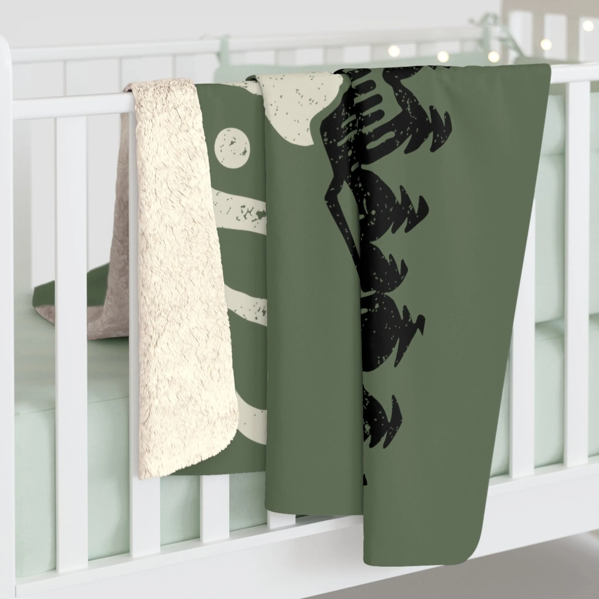 Hike On Sherpa Fleece Blanket