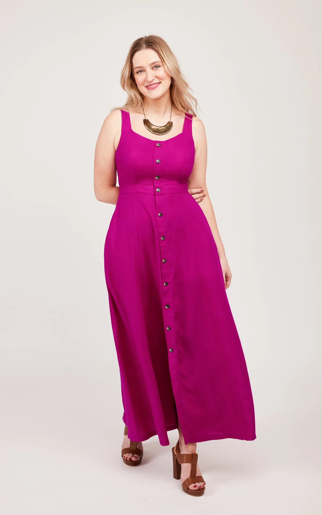 Holyoke Maxi Dress & Skirt 0-16 PDF pattern