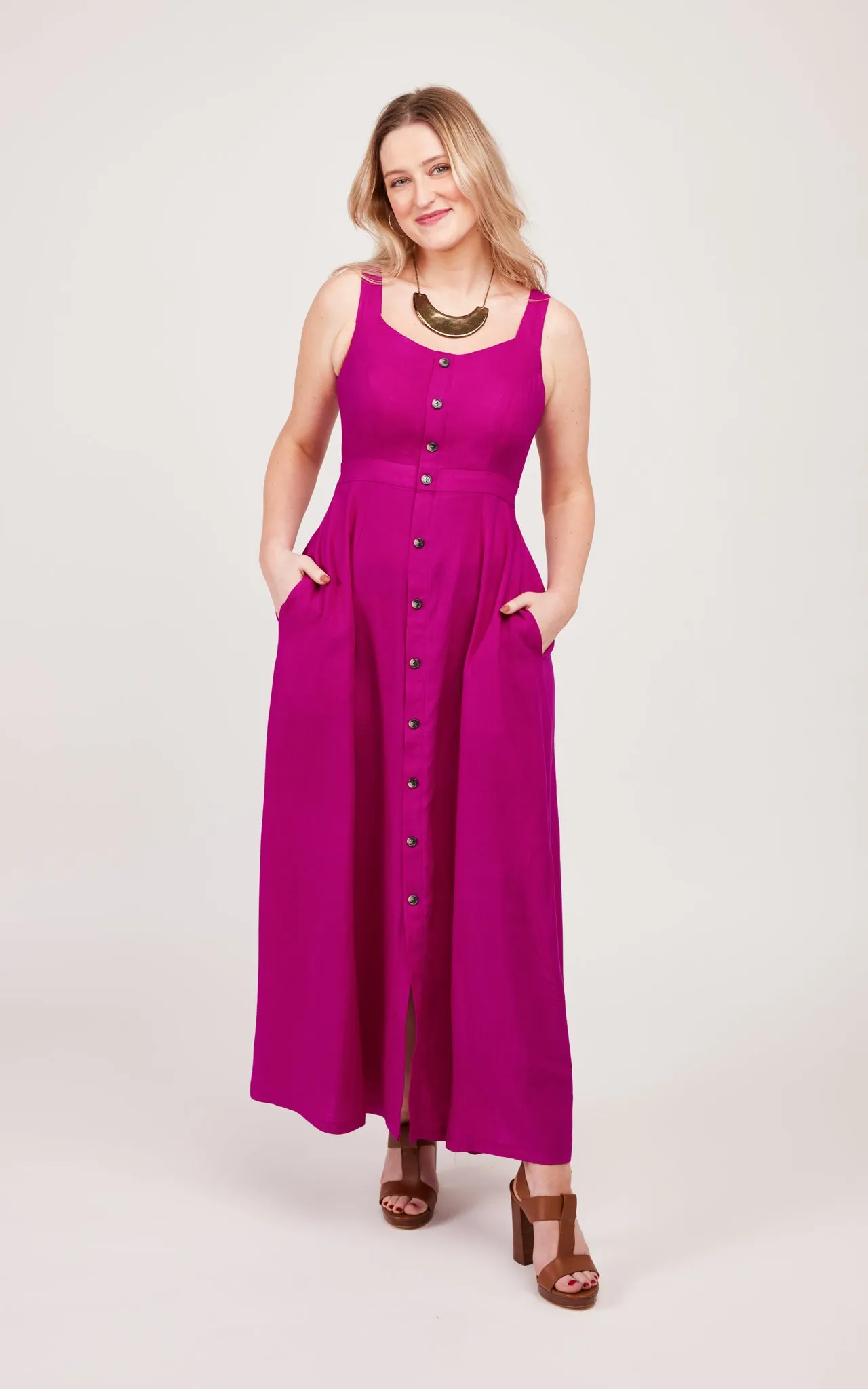 Holyoke Maxi Dress & Skirt 0-16 PDF pattern