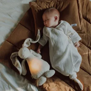 Humming Bunny Cuddly Toy with Night Light (Cream)