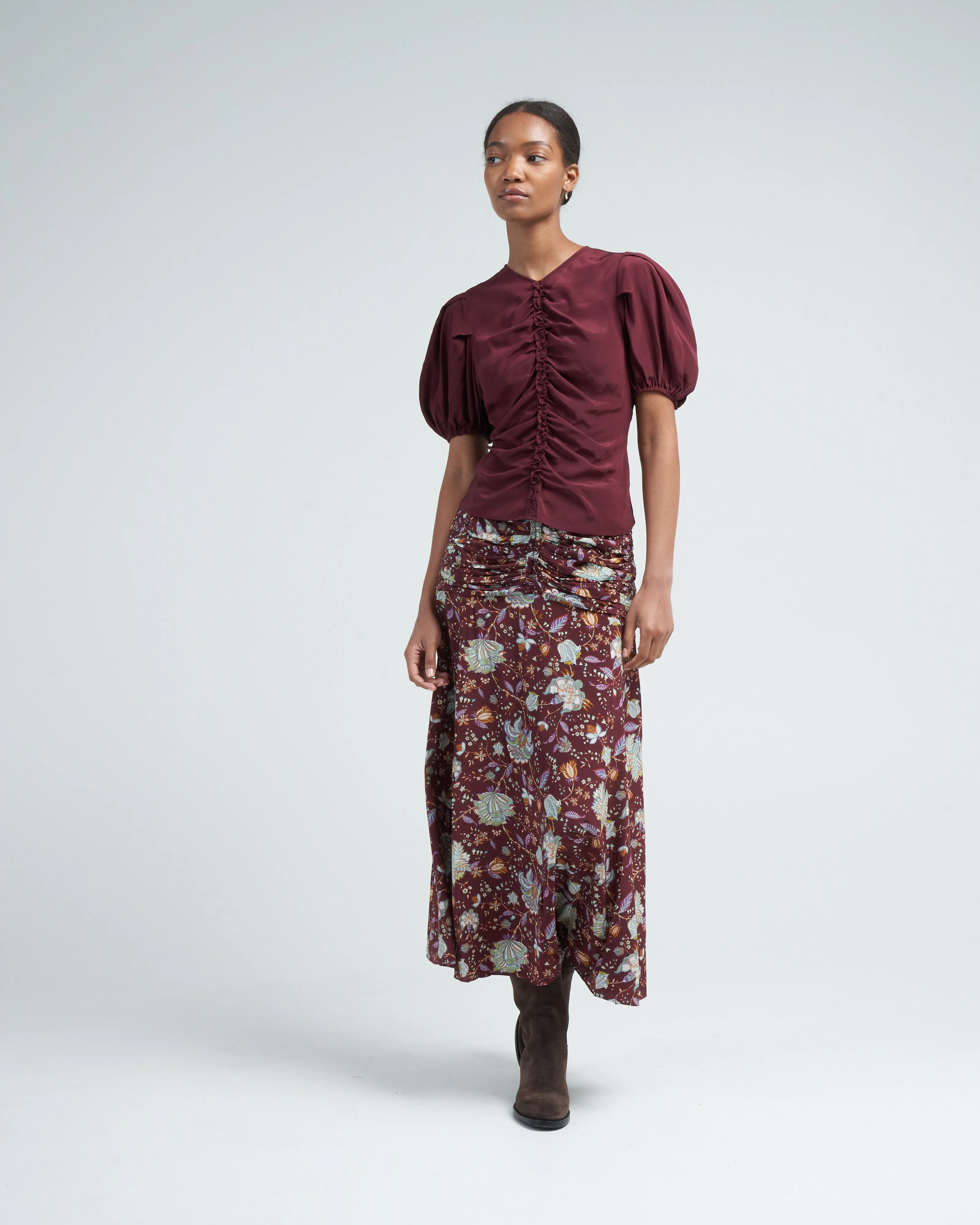 imani skirt - heliotrope