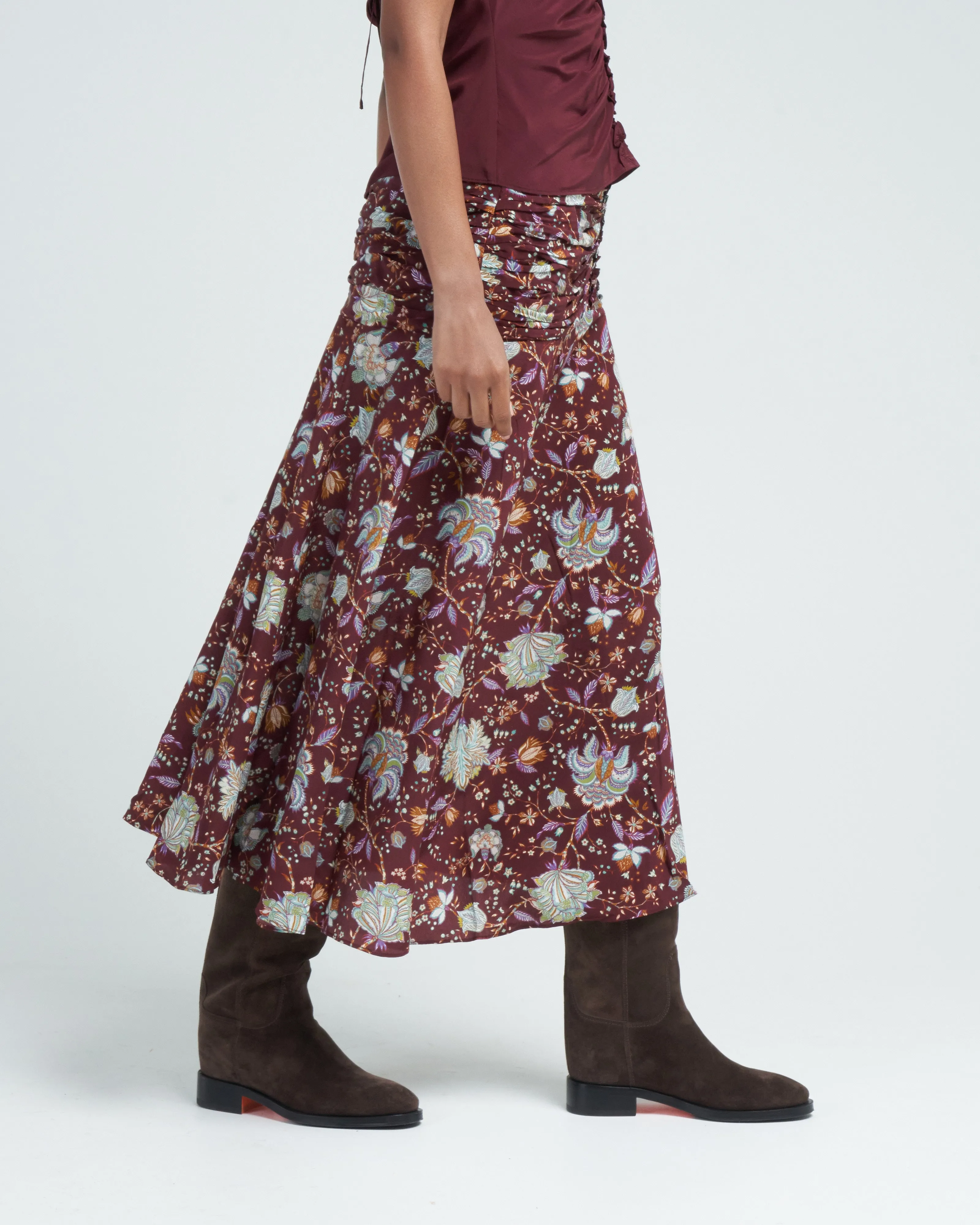 imani skirt - heliotrope