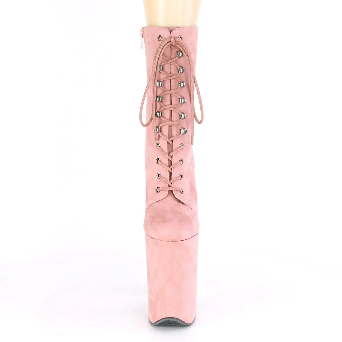 INFINITY-1020FS  Baby Pink Faux Suede/Baby Pink Faux Suede