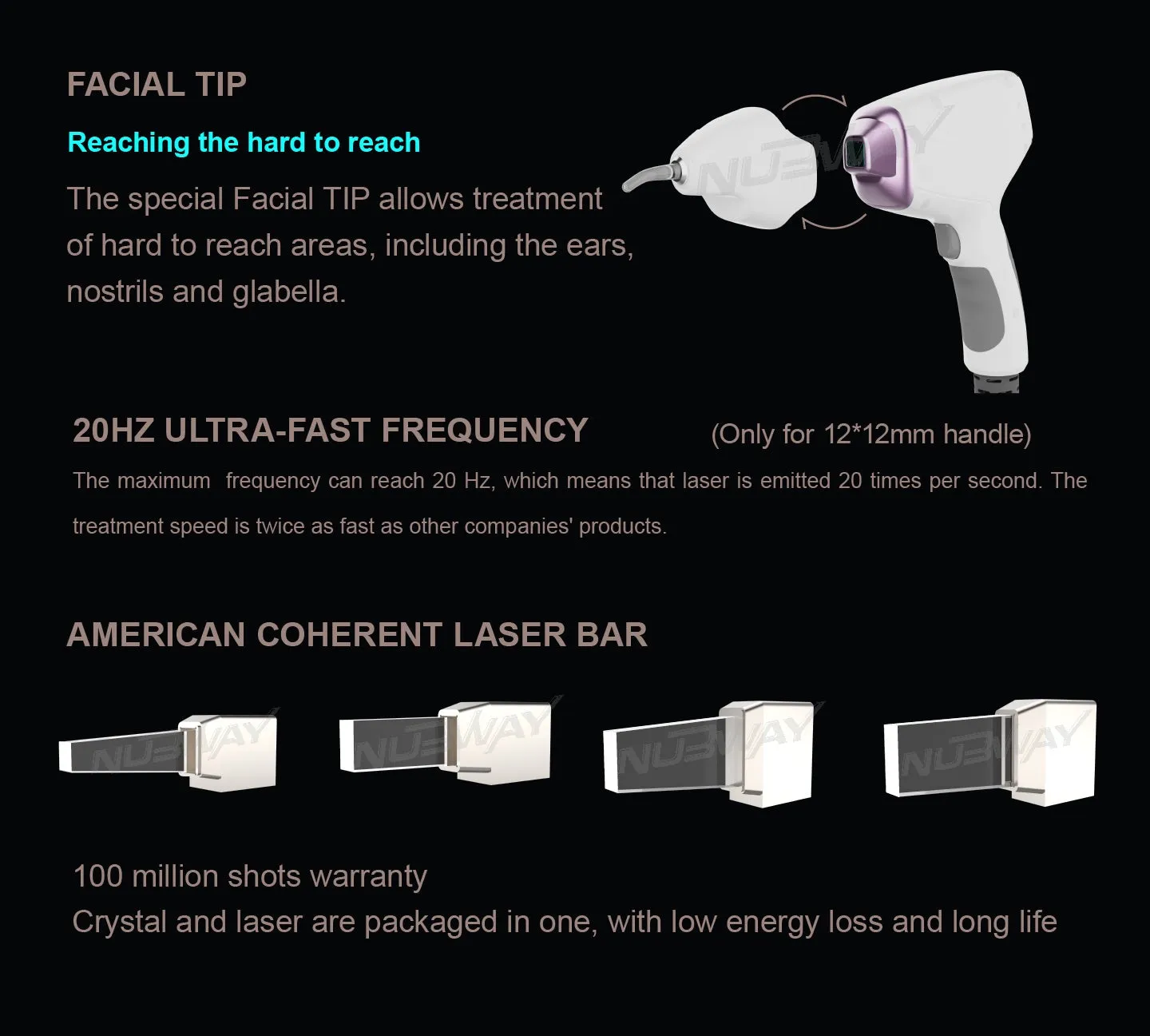 InviSmooth Luxury Diode Laser (4 Wavelengths, Flexible Spot Size)