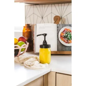 Jarmazing Mason Jar Syrup and Condiment Dispenser Lid