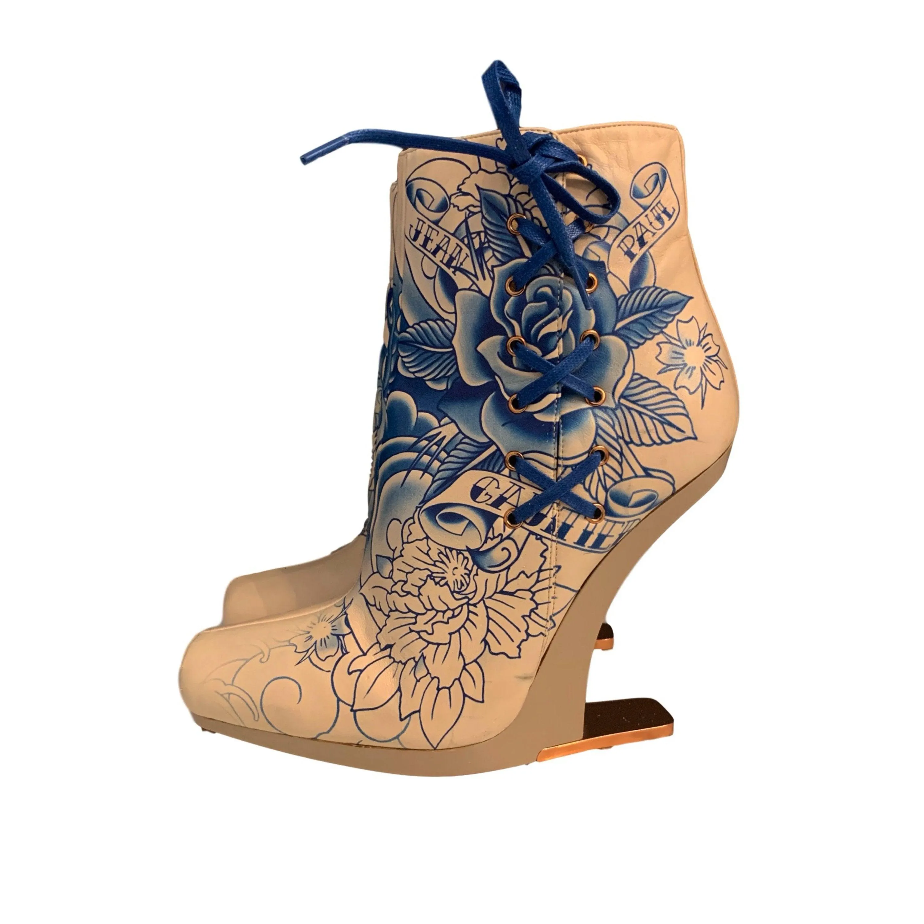 Jean Paul Gaultier Tattoo Booties