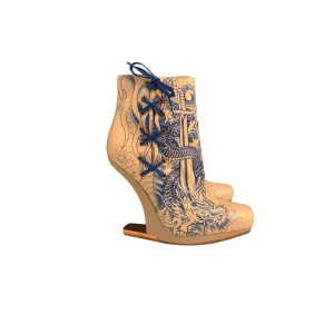 Jean Paul Gaultier Tattoo Booties