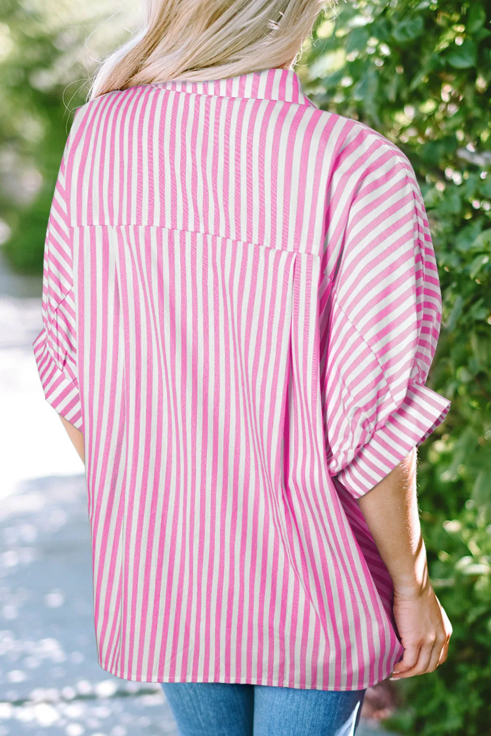 KaleaBoutique Classic Stylish Dolman Sleeve Oversize Shirt