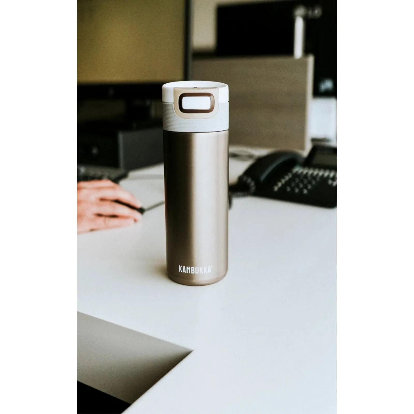 Kambukka Etna Vacuum Flask - 500ml - Coffee Brown