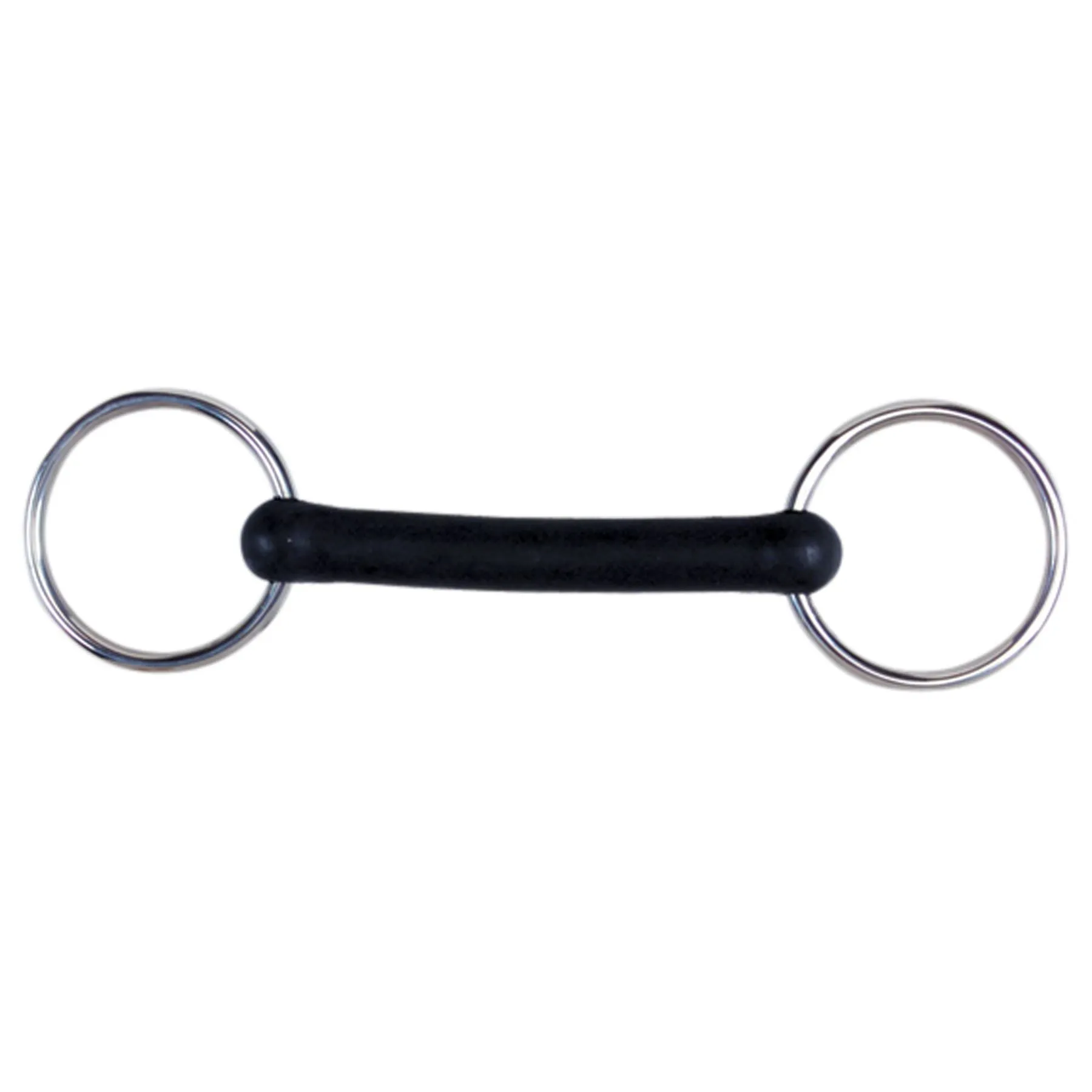 Korsteel Flexible Rubber Loose Ring Mullen Mouth Snaffle