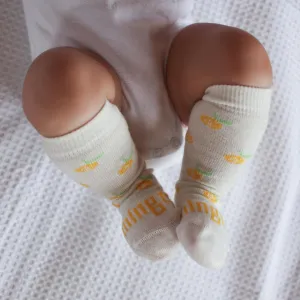 Lamington Baby Merino Knee High Socks - Buttercup
