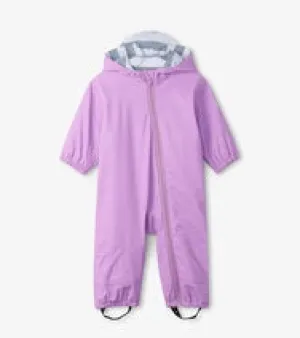Lilac French Terry Lined Baby Bundler