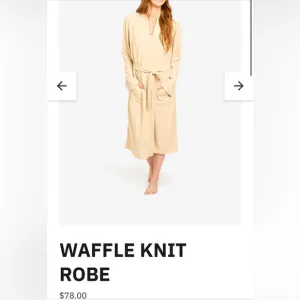 Line &amp; Dot waffle robe nwt L/XL