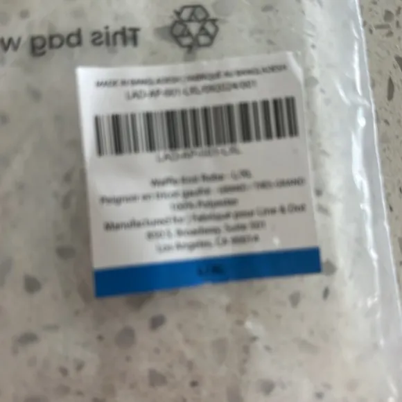 Line &amp; Dot waffle robe nwt L/XL