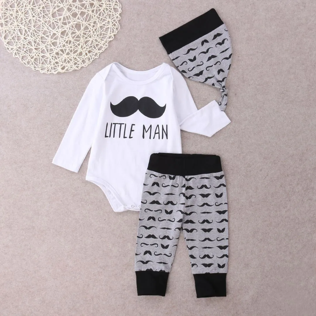 Little man mustache set