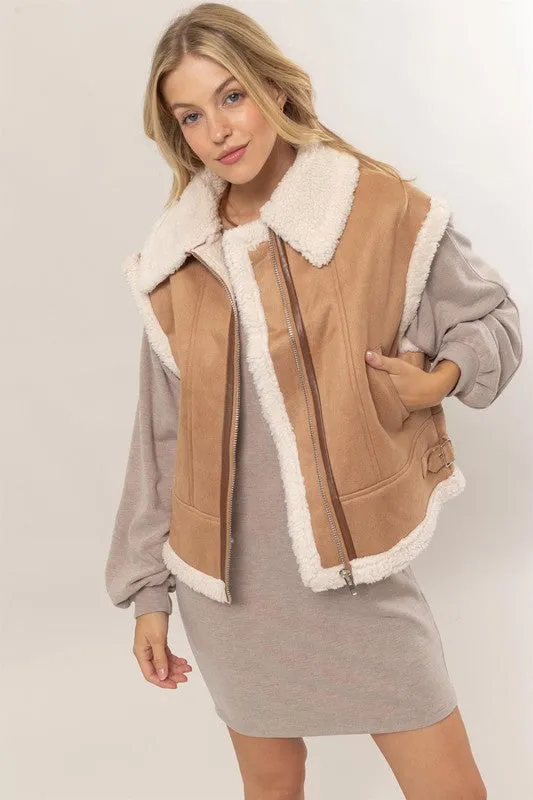 Little Shepard’s Suede Vest